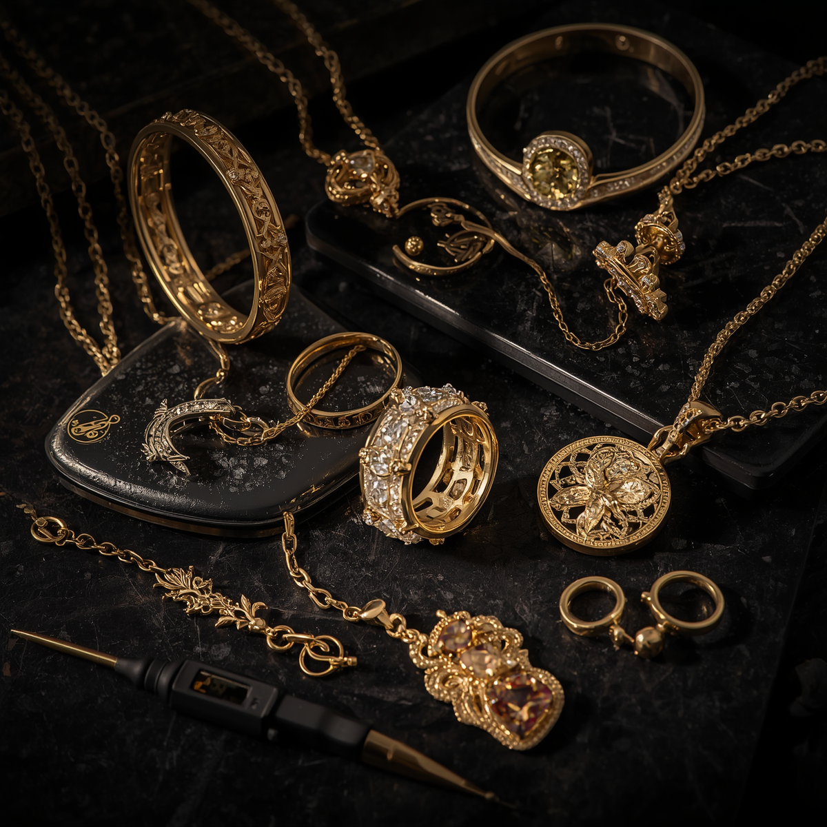 حساب مصنعية الذهب